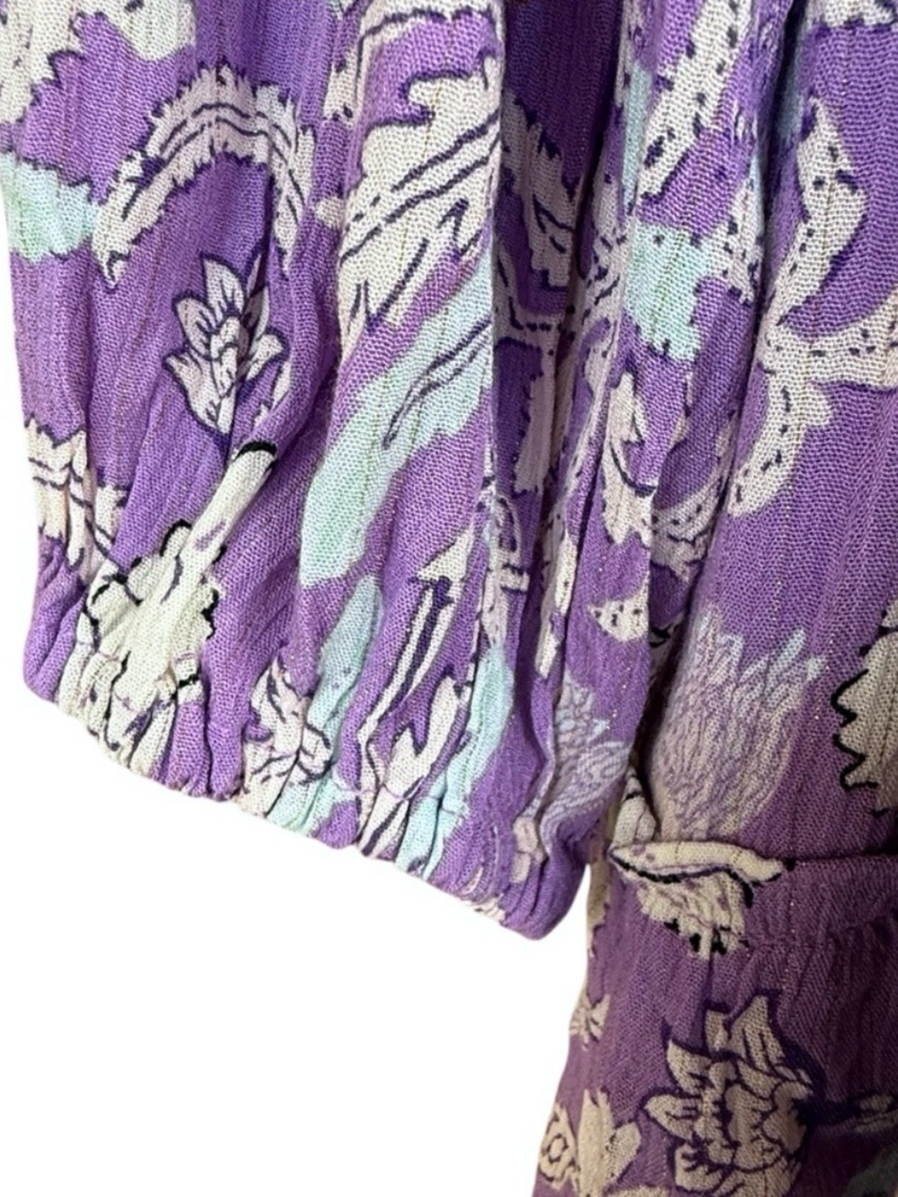 Lavender Floral Dress - Picture 3 of 12